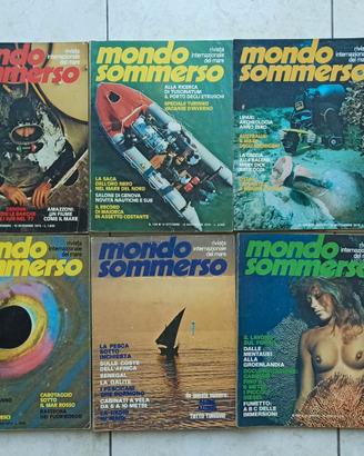 Riviste  Mondo sommerso anni '70 e '80