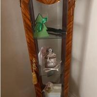 vetrinetta espositore legni/  bronzi