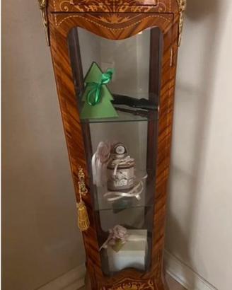 vetrinetta espositore legni/  bronzi