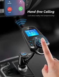 Trasmettitore FM Bluetooth radio smartphone