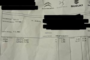 Supp.Staffa Gasolio Peugeot 306
