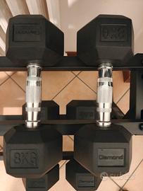 Manubri professionali palestra 2 x 8kg