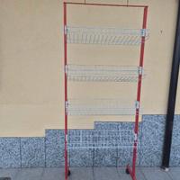 scaffale con ruote