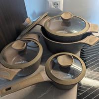 batteria di pentole Kasanova serie Terra 