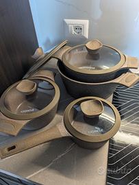 batteria di pentole Kasanova serie Terra 