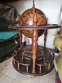 Carello mappamondo porta bevande