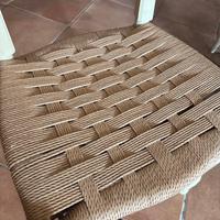 4 sedie in legno massello