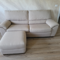 Divano letto Natuzzi con pouf