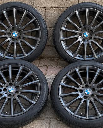 4 cerchi e gomme BMW 19 runflut 320 F30 E92 