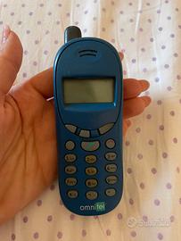 Vecchio cellulare Siemens azzurro