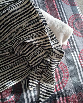 Pantalone palazzo rigato Zara. Nuovo.