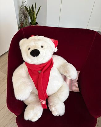 Peluche Coca cola orso polare Trudi