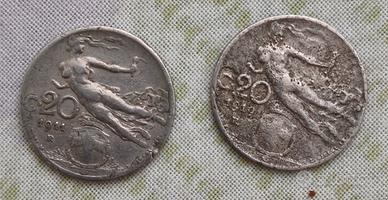 monete 20 Centesimi 1911 e 1919 – originali