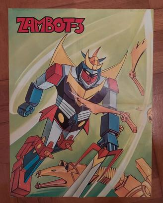 Zambot 3 - Poster Tivù - Noi Supereroi (1981)