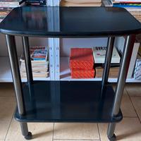 Carrellino gommato con 2 ripiani