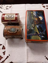 imperdibili cofanetti in latta vintage anni 
