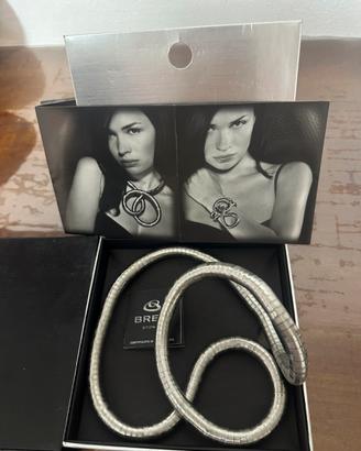 Collana Bracciale BREIL SNAKE Vintage Anni 2000