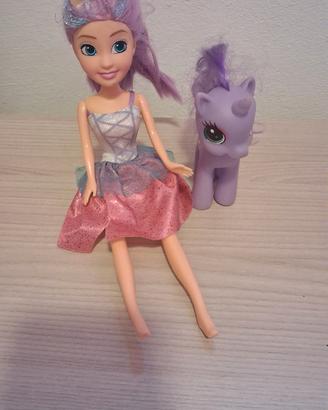 barbie con pony
