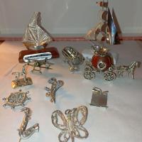 microfusioni miniature ciondoli argento 800 