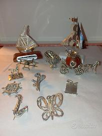 microfusioni miniature ciondoli argento 800 