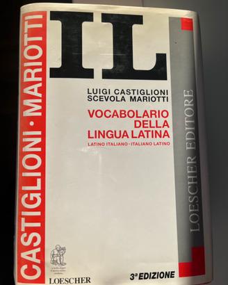Dizionario lingua latina IL-Castiglioni