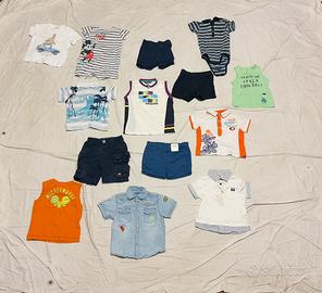 Abbigliamento estivo per bimbo taglia 9-12 mesi!
