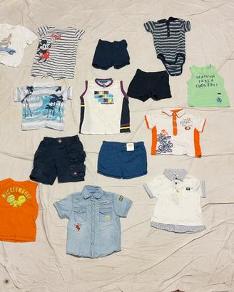 Abbigliamento estivo per bimbo taglia 9-12 mesi!