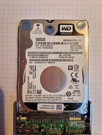 HDD 500GB 7200RPM WD Black 2.5" - Western Digital