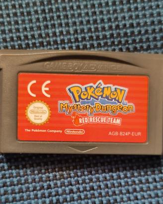 Pokemon Mystery Dungeon Red Rescue team GBA
