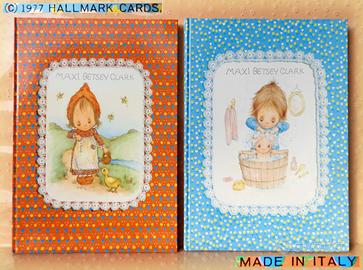 Vintage BETSEY CLARK Quaderno Rigido Rilegato NEW