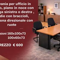 Scrivania direzionale grande  elegante funzionale