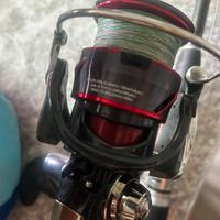 Canna spinning, mulinello daiwa fuego lt 6000