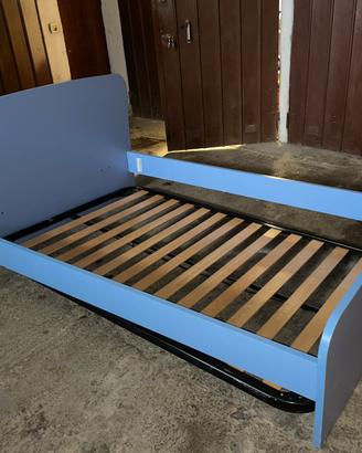 Letto + rete 1 piazza e mezza