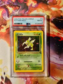 Scyther 10/64 Holo - PSA 8 - Jungle - ITA