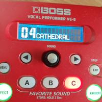 Boss VE-5 RED Vocal Processor