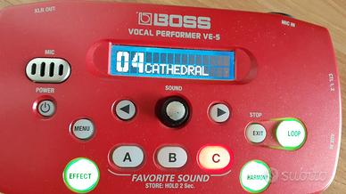 Boss VE-5 RED Vocal Processor