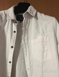 Woolrich camicia bianca uomo