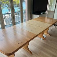 Tavolo in legno allungabile