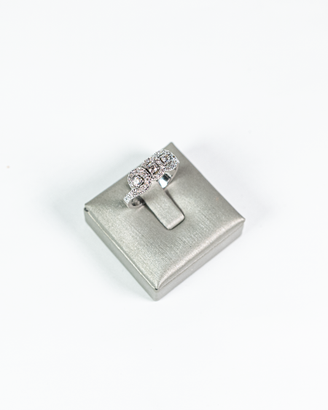 Anello trilogy con diamanti