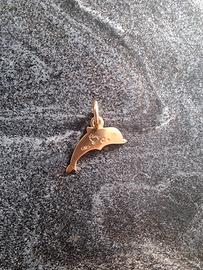 Ciondolo DoDo Delfino in Oro Giallo 18 kt