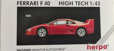 F40 Ferrari 1000 Herpa 1/43 1987