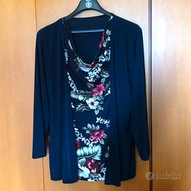 Cardigan con top