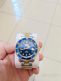 Orologio Invicta acciaio-oro automatico submariner