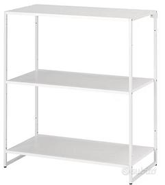 Scaffale Jostein in metallo bianco