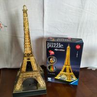 Puzzle 3D Ravensburger con illuminazione