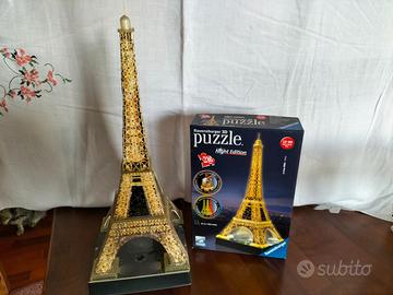 Puzzle 3D Ravensburger con illuminazione