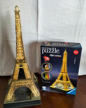 Puzzle 3D Ravensburger con illuminazione