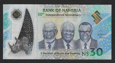 Namibia - banconota circolata da 30 Dollari P-18a