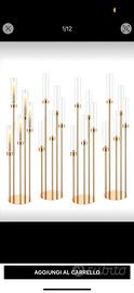4 candelabri nuovi