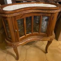 Elegante Mobile Bar Vintage a Mezzaluna